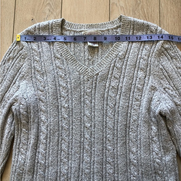 Northern Reflections Cotton Blend Cable Knit Sweater - Picture 2 of 8